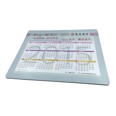 PVC mouse pad with custom shape - Chiyu Bank